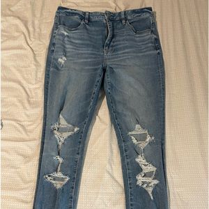 High rise American eagle jeans. Size 12 X-Long